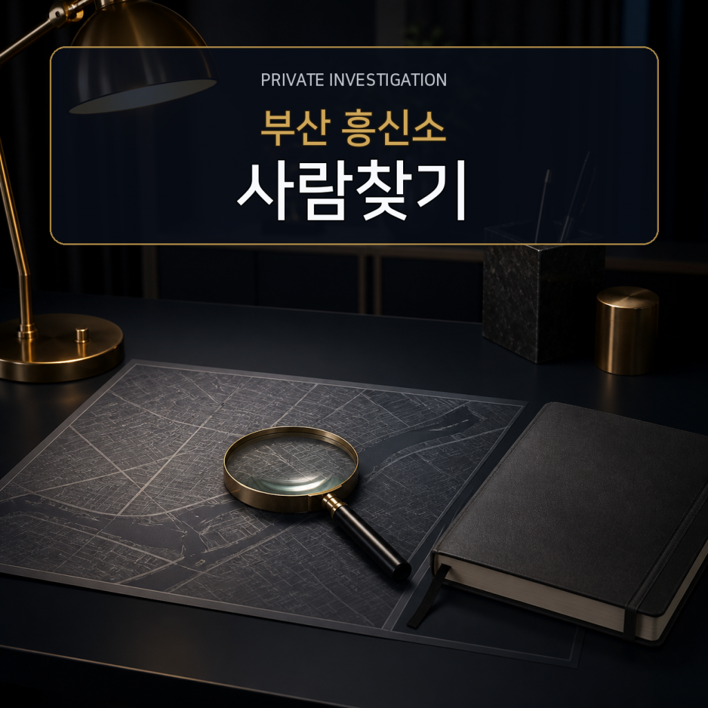 부산 사람찾기·소재파악 전문 흥신소