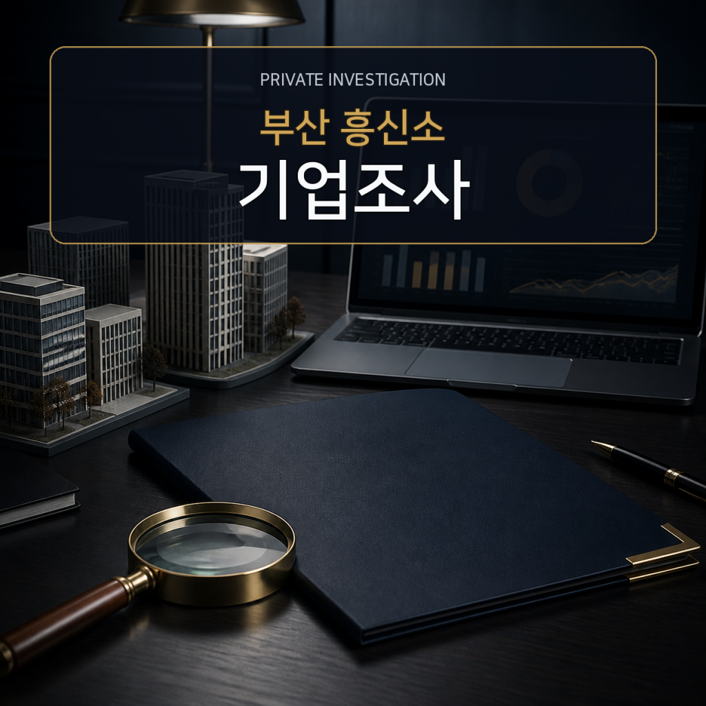 부산 기업·거래처 조사 전문 흥신소