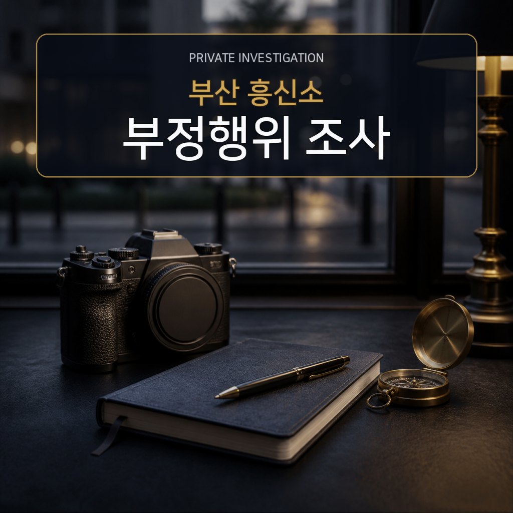 부산 부정행위 사실조사 전문 흥신소